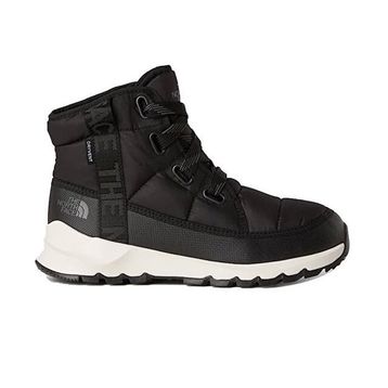 The North Face W ThermoBall Lace-Up Luxe WP NF0A817WKT01 Black Asphalt Grey Siyah Antrasit Kadın Bot