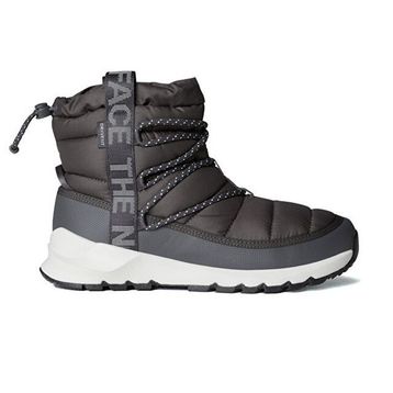 The North Face W ThermoBall Lace Up WP NF0A5LWDCIH1 Anthracite Grey White Antrasit Gri Beyaz Kadın Bot