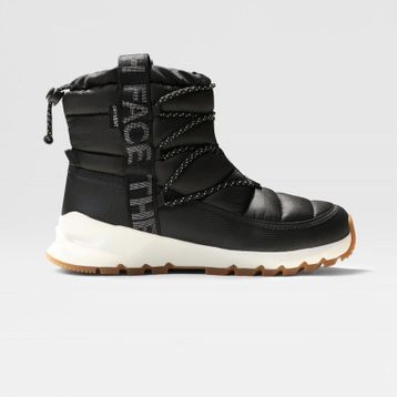 The North Face W ThermoBall Lace Up WP NF0A5LWDR0G1 TNF Black Gardenia White Siyah Kırık Beyaz Kadın Bot