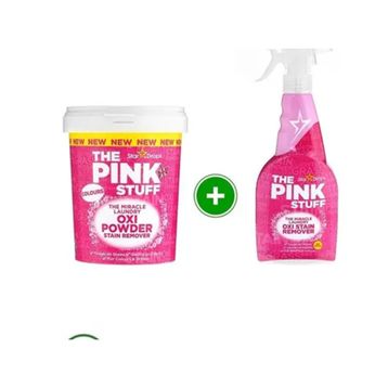 The Pink Stuff Mucizevi Oxi Leke Çıkarıcı Sprey 500 ml + Mucizevi Renkliler 1 kg Oxi Toz Leke Çıkarıcı