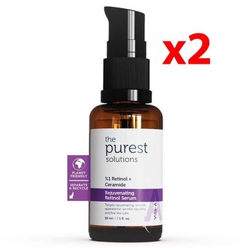 The Purest Solutions %1 Retinol + Ceramide Rejuvenating 30x2 ml Retinol Serum