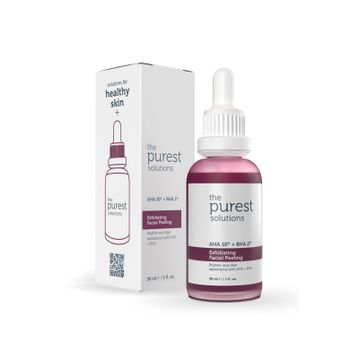 The Purest Solutions AHA 10% + 30 ml BHA 2% Peeling Solution Exfoliating Facial Peeling