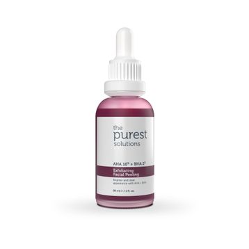 The Purest Solutions AHA 10% + 30 ml BHA 2% Peeling Solution Exfoliating Facial Peeling