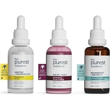 The Purest Solutions Arbutin AHA+BHA Niacinamide İçerikli Cilt Bakım Seti