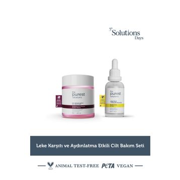 The Purest Solutions Leke Karşıtı ve Aydınlatma Etkili Cilt Bakım Seti