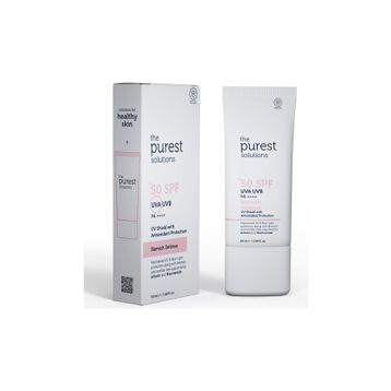 The Purest Solutions SPF50+ 50 ml Leke Karşıtı ve Cilt Tonu Eşitleyici Renkli Güneş Koruyucu Krem