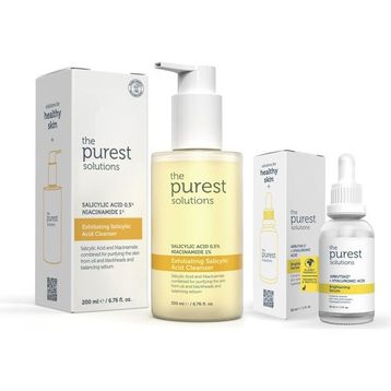 The Purest Solutions Yağlı Ciltler Için Cilt Tonu Eşitleyici Bakım Seti