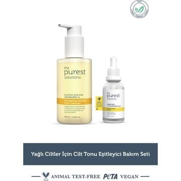 The Purest Solutions Yağlı Ciltler Için Cilt Tonu Eşitleyici Bakım Seti