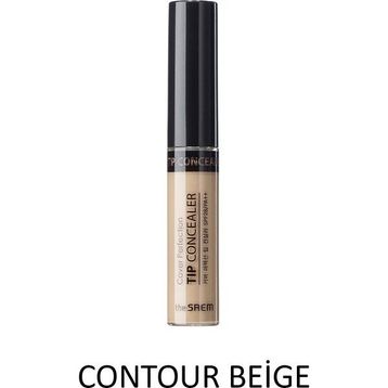 The Saem Contour Beige Uzun Süre Kalıcı Likit Kapatıcı Cover Perfection Tip Concealer