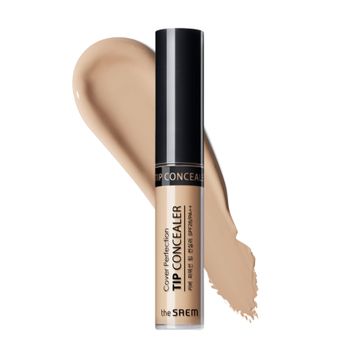 The Saem Cover Perfection Tip Concealer Medium Deep 2.5 Uzun Süre Kalıcı Likit Kapatıcı