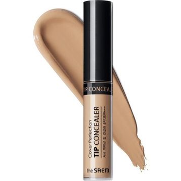 The Saem Cover Perfection Tip Concealer Tan 3 Uzun Süre Kalıcı Likit Kapatıcı