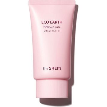 The Saem Eco Earth Pink Sun Base SPF 50+ PA++++ 50 gr Aydınlatıcı Etkili Güneş Kremi