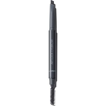 The Saem Saemmul Artlook Eyebrow Black Gray Doğal Görünüm Sunan Açılı Kaş Kalemi