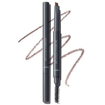 The Saem Saemmul Artlook Eyebrow Gray Brown Doğal Görünüm Sunan Açılı Kaş Kalemi