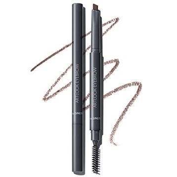 The Saem Saemmul Artlook Eyebrow Gray Brown Doğal Görünüm Sunan Açılı Kaş Kalemi
