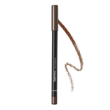 The Saem Saemmul Wood Eyebrow Brown Doğal Görünüm Sunan Kaş Kalemi