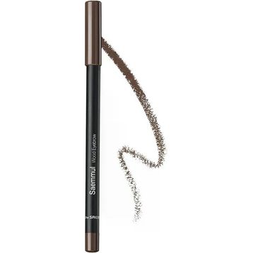 The Saem Saemmul Wood Eyebrow Gray Brown Doğal Görünüm Sunan Kaş Kalemi