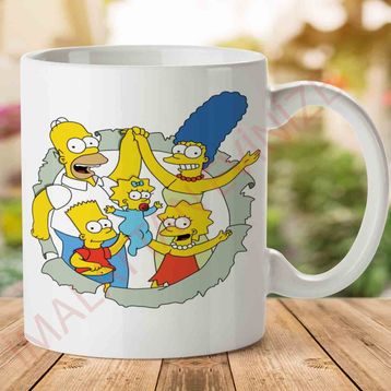 The Sımpsons Merkezi Baskılı Kupa