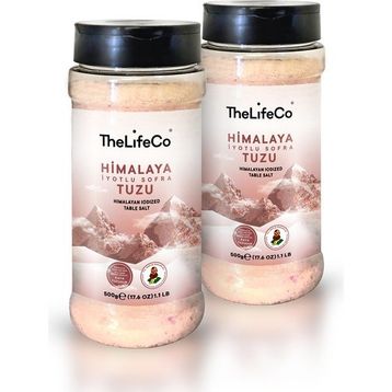 TheLifeCo 500 gr Kristal Pembe Himalaya Tuzu (2 adet)