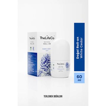 Thelifeco White Cedar Man 60 ml Natural Deodorant Roll-On