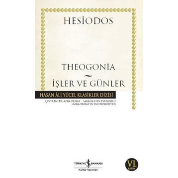 Theogonia - İşler ve Günler Ciltli - Hesiodos