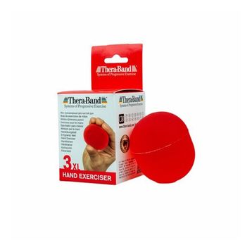 Thera-Band 12340 Kırmızı Hand Exerciser Xl El Güçlendirici Jel Egzertsiz Topu Hafif Sert