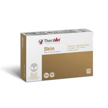Thera Vet Skin 30'lu Yenilebilir Tablet Deri ve Tüy Sağlığı Destekleyici Kedi Köpek Vitamini