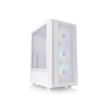 Thermaltake S200 TG CA-3X2-65M6WE-00 ARGB Fanlı 650 W Beyaz ATX Gaming Bilgisayar Kasası