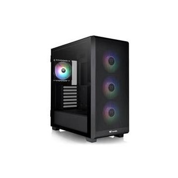 Thermaltake S250 TG CA-3Y6-75M1WE-00 ARGB Fanlı 750 W Siyah E-ATX Gaming Bilgisayar Kasası