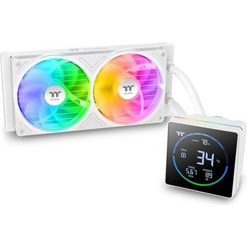 Thermaltake TH240-S V3 ARGB CL-W471-PL12SW-A Beyaz 240 mm İşlemci Sıvı Soğutucu