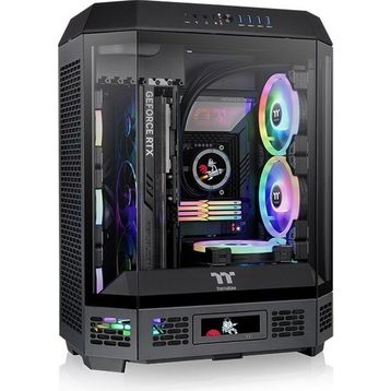 Thermaltake The Tower 600 CA-1Z1-00M1WN-00 Fanlı Siyah ATX Gaming Bilgisayar Kasası