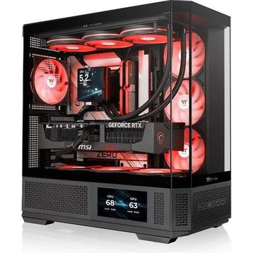 Thermaltake View 370 CA-11N-00M1WN-00 ARGB Fanlı Siyah ATX Gaming Bilgisayar Kasası