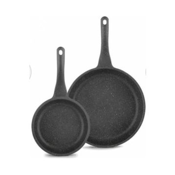 Thermoad 26+20 cm Siyah 2'li Tava Seti