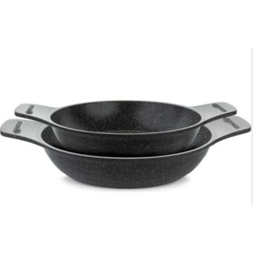 Thermoad 2'li 26 cm Döküm Tava 20 cm Sahan Seti