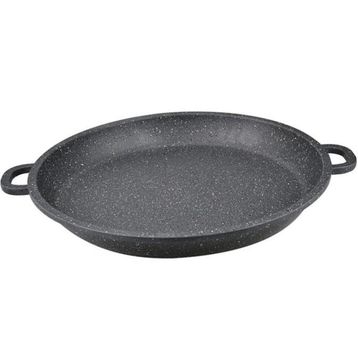 Thermoad 36 cm Gri Döküm Granit Gözleme Tavası