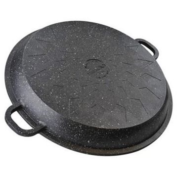 Thermoad 36 cm Gri Döküm Granit Gözleme Tavası