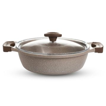 Thermoad 7 Parça Gri Granit Döküm Tencere Seti
