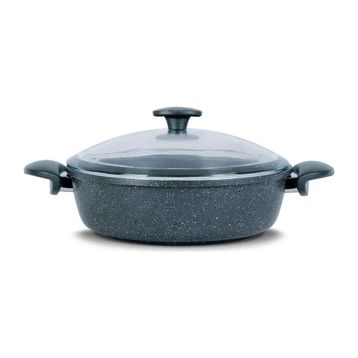 Thermoad Döküm Granit 32 cm Basık Tencere