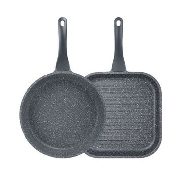 Thermoad Frapan 2 Parça Gri Tava Seti
