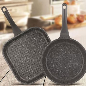 Thermoad Frapan 2 Parça Gri Tava Seti