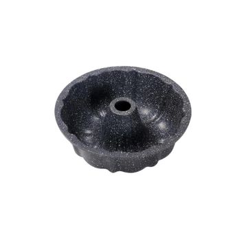 Thermoad Granit Sık Dilimli Gri 26 cm Kek Kalıbı