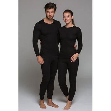 Thermoform Heavy Siyah Unisex Termal İçlik