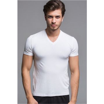 Thermoform HZTP16007 Bambu V Yaka Erkek T-Shirt