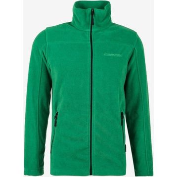 Thermoform HZTP19043 Fermuarlı Yaka Düz Yeşil Erkek Sweatmont