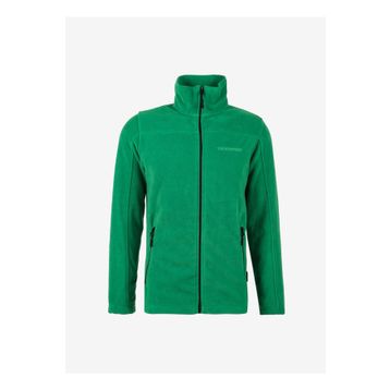 Thermoform HZTP19043 Fermuarlı Yaka Düz Yeşil Erkek Sweatmont