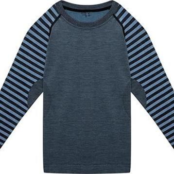 Thermoform Ultimate Merino Mavi Çocuk Seamless Termal Sweatshirt