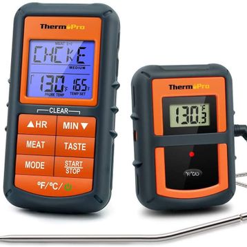 ThermoPro TP-07S Kablosuz Saplamalı Gıda Barbekü Termometresi