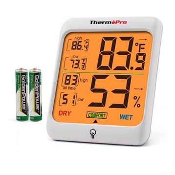 ThermoPro TP53 Termometre İç Mekan Dijital Isı ve Nem Ölçer