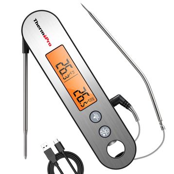 ThermoPro TP610 Problu ve Alarmlı Uzun Kablolu Mutfak Gıda Termometresi
