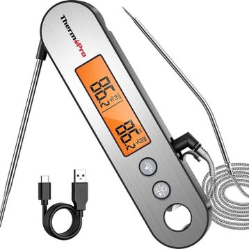 ThermoPro TP610 Problu ve Alarmlı Uzun Kablolu Mutfak Gıda Termometresi